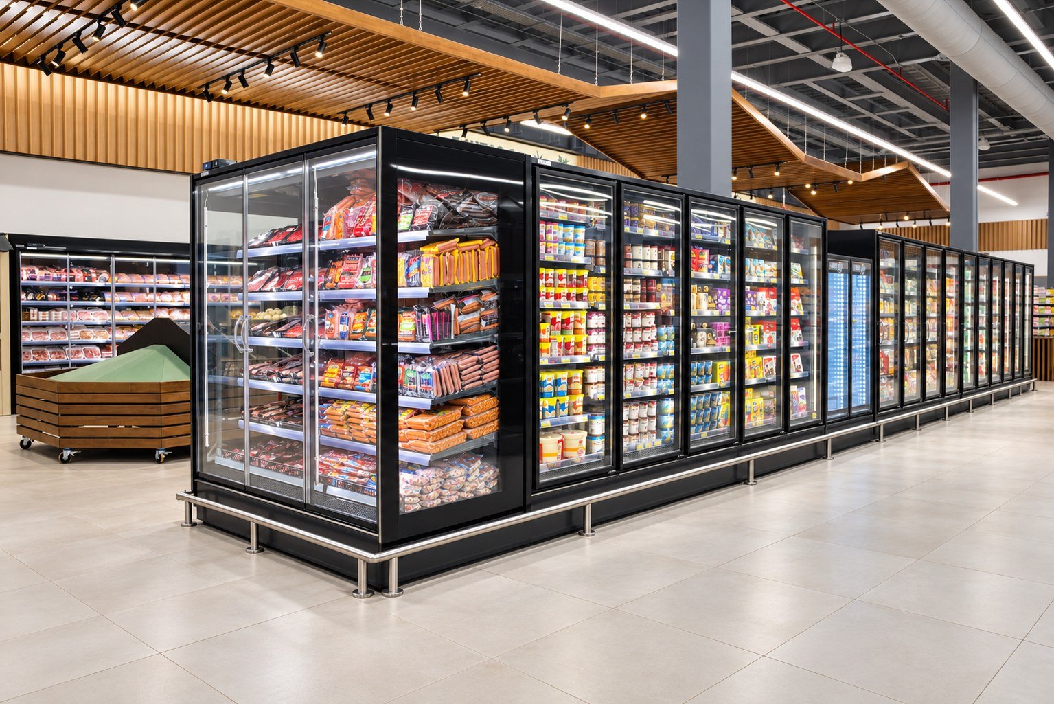 Vitrinas refrigeradas de Almacenes Unidos