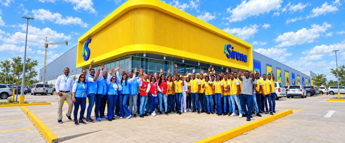 La Sirena Employees Wave TogetherHorizontal
